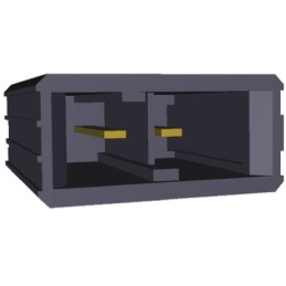 10 pcs - 1-917337-3 TE Connectivity Dynamic 3000 Series Straight Through Hole PCB Header, 2 Contact(s), 5.08mm Pitch, 1 Row(s), 