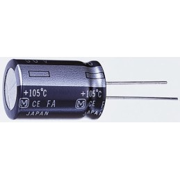 20 pcs - EEUFM1E182L Panasonic 1800μF Aluminium Electrolytic Capacitor 25V dc, Radial, Through Hole - EEUFM1E182L