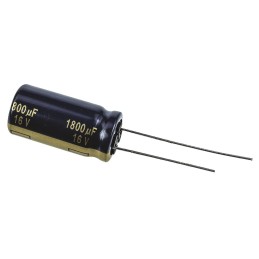 20 pcs - EEUFC1C182 Panasonic 1800μF Aluminium Electrolytic Capacitor 16V dc, Radial, Through Hole - EEUFC1C182