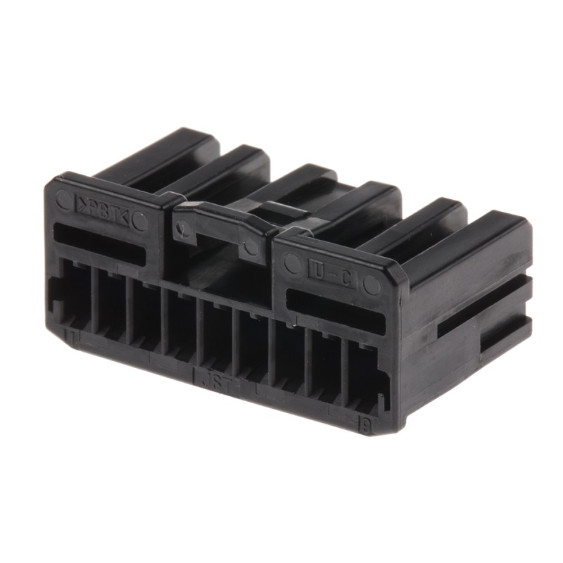 20 pcs - HCHFB-09-KE JST, HCH Automotive Connector Socket 9 Way, Crimp Termination