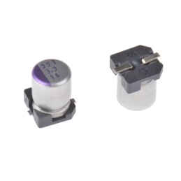 20 pcs - 16SVP3R3M Panasonic 3.3μF Surface Mount Polymer Capacitor, 16V dc