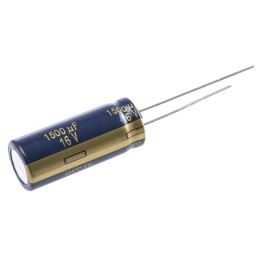 20 pcs - EEUFK1C152L Panasonic 1500μF Aluminium Electrolytic Capacitor 16V dc, Radial, Through Hole - EEUFK1C152L