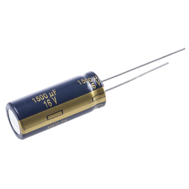 20 pcs - EEUFK1C152L Panasonic 1500μF Aluminium Electrolytic Capacitor 16V dc, Radial, Through Hole - EEUFK1C152L