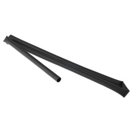 1 Bag of 1 - RS PRO Adhesive Lined Halogen Free Heat Shrink Tubing, Black 12.7mm Sleeve Dia. x 1.2m Length 3:1 Ratio