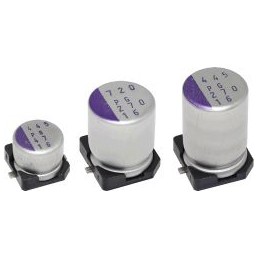 50 pcs - 16SVPG47M Panasonic 37μF Surface Mount Polymer Capacitor, 16V dc