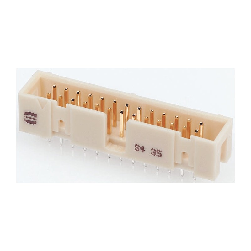 10 pcs - 9195166323 HARTING SEK 19 Series Right Angle Through Hole PCB Header, 16 Contact(s), 2.54mm Pitch, 2 Row(s), Shrouded