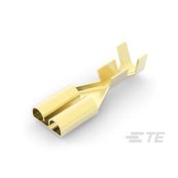 100 pcs - 170054-1 TE Connectivity FASTIN-FASTON .250 Uninsulated Female Spade Connector, Receptacle, 6.35 x 0.8mm Tab Size, 0.5