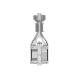 200 pcs - 2379911-1 TE Connectivity 250 FSPRING Silver Uninsulated Receptacle Spade Connector, 6.35 x 0.8mm Tab Size