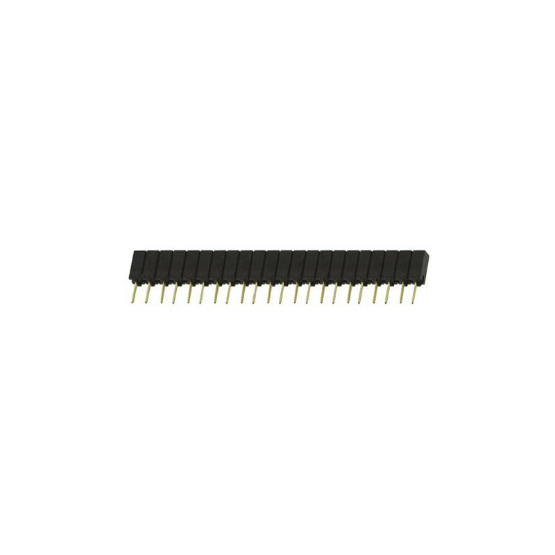 1 pcs - Samtec SSA Series Straight Through Hole Mount PCB Socket, 22-Contact, 1-Row, 2.54mm Pitch, Solder Termination
