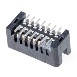 10 pcs - TFM-107-02-L-D Samtec TFM Series Straight Surface Mount PCB Header, 14 Contact(s), 1.27mm Pitch, 2 Row(s), Shrouded