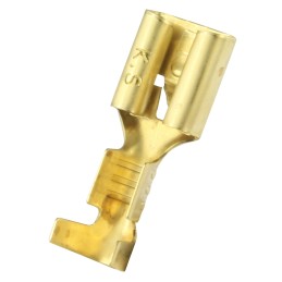 500 pcs - RS PRO Female Spade Connector, Receptacle, 1.5mm² to 2.5mm²