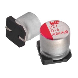 20 pcs - 865230557007 Wurth Elektronik 220μF Aluminium Electrolytic Capacitor 35V dc, Surface Mount - 865230557007