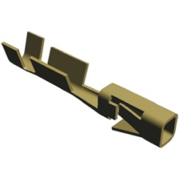 50 pcs - 6-87756-6 TE Connectivity AMPMODU MOD IV Series Female Crimp Terminal, 26AWG Min, 22AWG Max