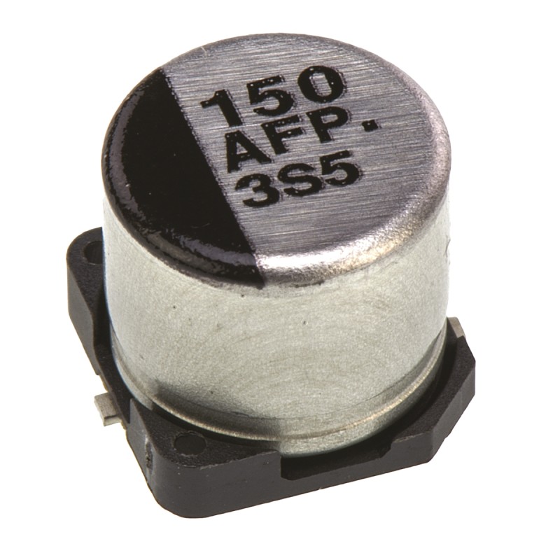 50 pcs - EEEFP1A151AP Panasonic 150μF Aluminium Electrolytic Capacitor 10V dc, Surface Mount - EEEFP1A151AP