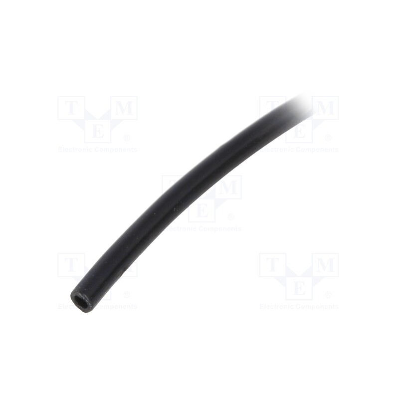 50 m : PVC125-1-BK-10 - Insulating tube, PVC, black, -20÷125°C, Øint: 1mm, L: 10m, UL94V-0