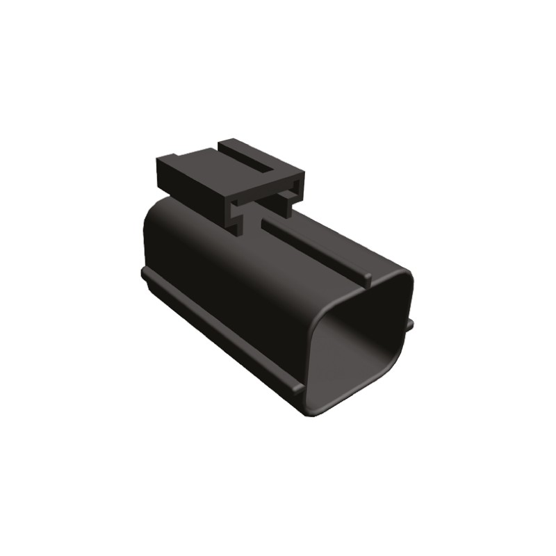 20 pcs - 344265-1 TE Connectivity, Econoseal III 070 Female Connector Housing, 4.8mm Pitch, 6 Way, 2 Row