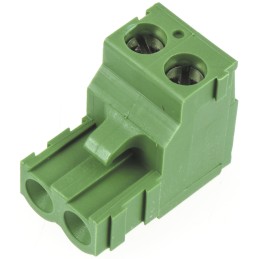 5 pcs - TE Connectivity 5.08mm Pitch 2 Way Right Angle Pluggable Terminal Block, Plug, Cable Mount, Screw Termination