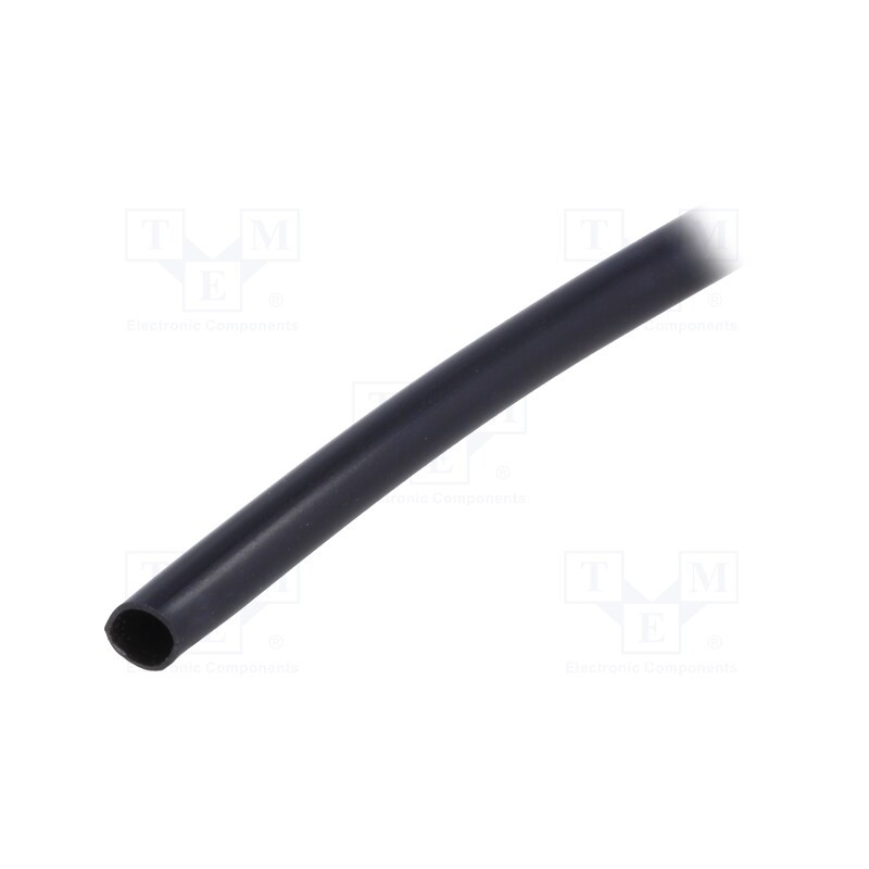 50 m : PVC125-4-BK-10 - Insulating tube, PVC, black, -20÷125°C, Øint: 4mm, L: 10m, UL94V-0