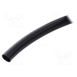 50 m : PVC125-8-BK-10 - Insulating tube, PVC, black, -20÷125°C, Øint: 8mm, L: 10m, UL94V-0