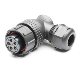 1 pcs - RS PRO Circular Connector, 5 Contacts, Cable Mount, Socket, Female, IP67