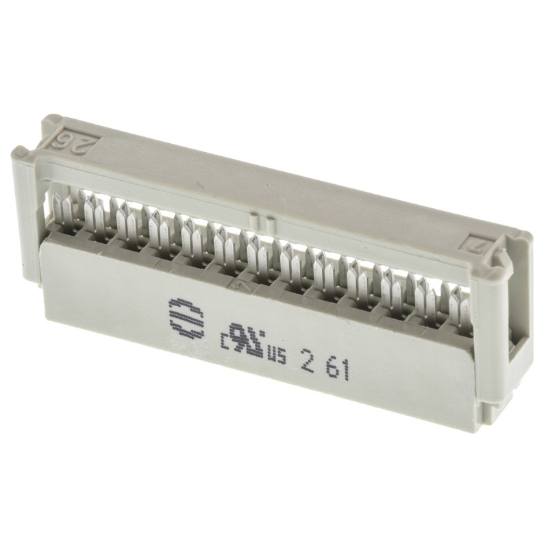 10 pcs - 9185266803 Harting 26-Way IDC Connector Socket for Cable Mount, 2-Row