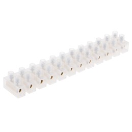 20 pcs - RS PRO Non-Fused Terminal Block, 12-Way, 10 - 57A, 8 AWG Wire, Screw Down Termination