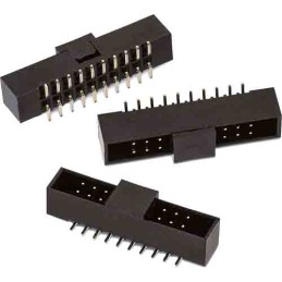10 pcs - 62532020621 Wurth Elektronik WR-BHD Series Vertical PCB Header, 20 Contact(s), 2.0mm Pitch, 2 Row(s)