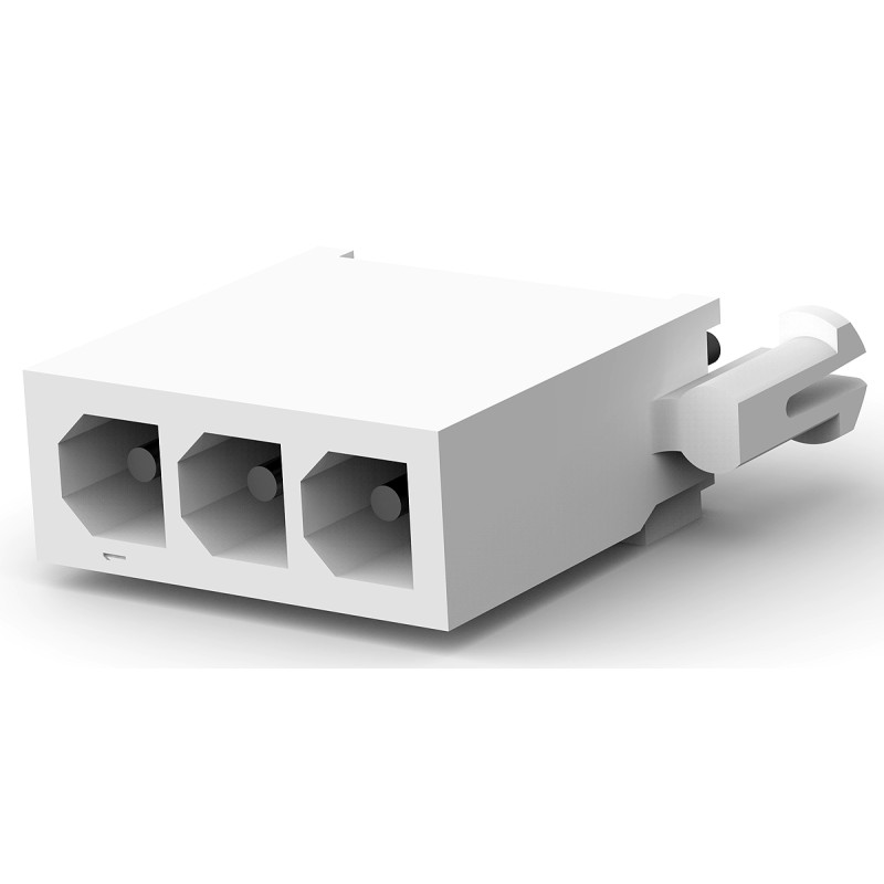 20 pcs - 1-770170-0 TE Connectivity Mini-Universal MATE-N-LOK Series Straight Through Hole PCB Header, 3 Contact(s), 4.14mm Pitc