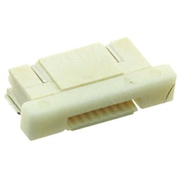 50 pcs - 1734592-8 TE Connectivity, FPC 0.5mm Pitch 8 Way Right Angle Female FPC Connector, ZIF Bottom Contact