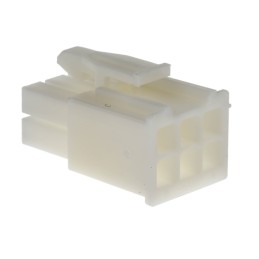 20 pcs - 172168-1 TE Connectivity, Mini-Universal MATE-N-LOK Male Connector Housing, 4.2mm Pitch, 6 Way, 2 Row