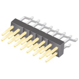 10 pcs - TSM-108-02-L-DH Samtec TSM Series Right Angle Surface Mount Pin Header, 16 Contact(s), 2.54mm Pitch, 2 Row(s), Unshroud