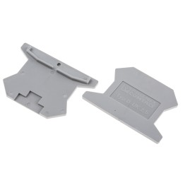 20 pcs - 3001022 Phoenix Contact D-UK 2.5 Series End Cover for Use with DIN Rail Terminal Blocks, ATEX