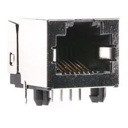 10 pcs - 43860-0025 Molex 43860 Series Female RJ45 Connector, Through Hole, Cat3