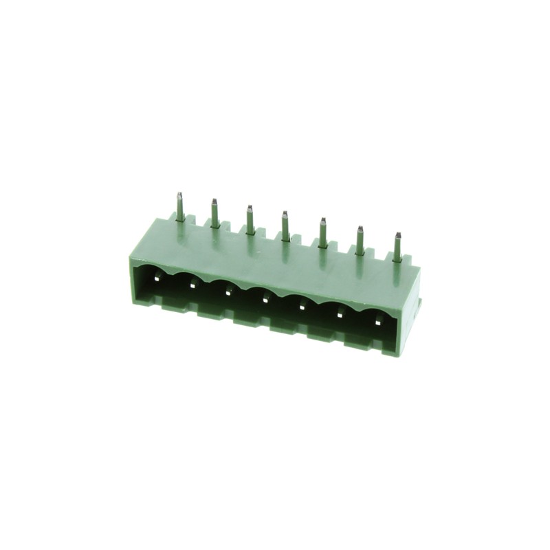 20 pcs - RS PRO 5.08mm Pitch 7 Way Pluggable Terminal Block, Header, Through Hole, Solder Termination