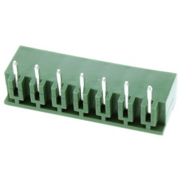 20 pcs - RS PRO 5.08mm Pitch 7 Way Pluggable Terminal Block, Header, Through Hole, Solder Termination