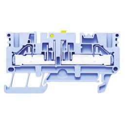 5 pcs - Weidmüller P Series Blue Disconnect Terminal Block, 0.5 - 6mm², Single-Level, Push In Termination
