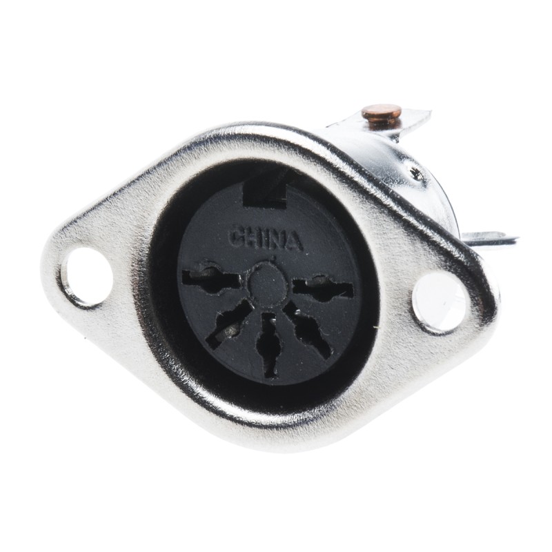 20 pcs - RS PRO 5 Pole Din Socket, 2A, Female, Through Hole