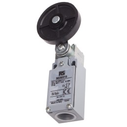 1 pcs - RS PRO Roller Lever Limit Switch, NO/NC, IP66, DPST, Zinc Alloy Housing, 400V ac Max, 10A Max
