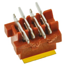 20 pcs - 7-188275-4 TE Connectivity Micro-MaTch Series Straight Surface Mount PCB Socket, 4-Contact, 2-Row, 1.27mm Pitch, Solder