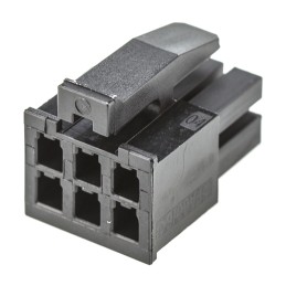 50 pcs - 794617-6 TE Connectivity, Micro MATE-N-LOK Female Connector Housing, 3mm Pitch, 6 Way, 2 Row