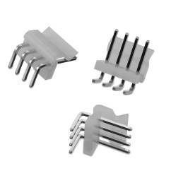 50 pcs - 645003117322 Wurth Elektronik WR-WTB Series Right Angle PCB Header, 3 Contact(s), 3.96mm Pitch, 1 Row(s)
