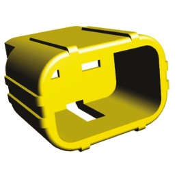 50 pcs - 345253-1 TE Connectivity, EconoSeal III 2 Way TPA Lock for use with Automotive Connectors