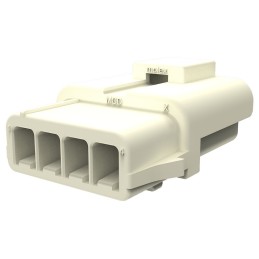 50 pcs - 150201-0014 Molex, 150201 4 Way Nylon Crimp Terminal Housing, Natural