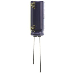20 pcs - EEUFC1H681L Panasonic 680μF Aluminium Electrolytic Capacitor 50V dc, Radial, Through Hole - EEUFC1H681L
