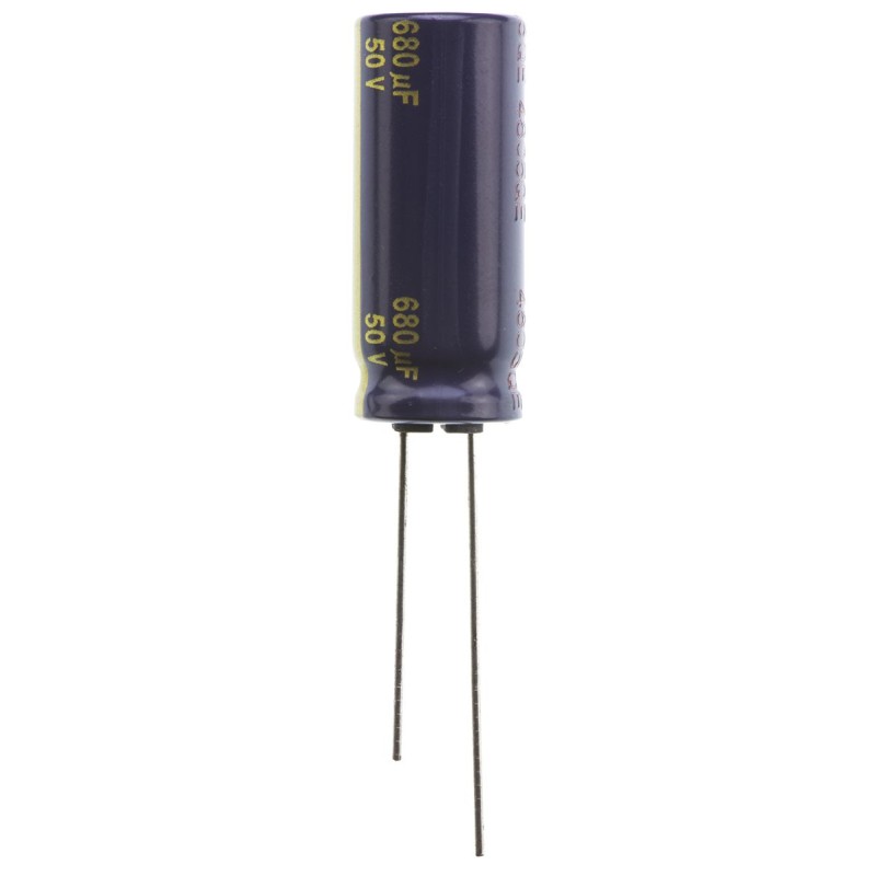 20 pcs - EEUFC1H681L Panasonic 680μF Aluminium Electrolytic Capacitor 50V dc, Radial, Through Hole - EEUFC1H681L