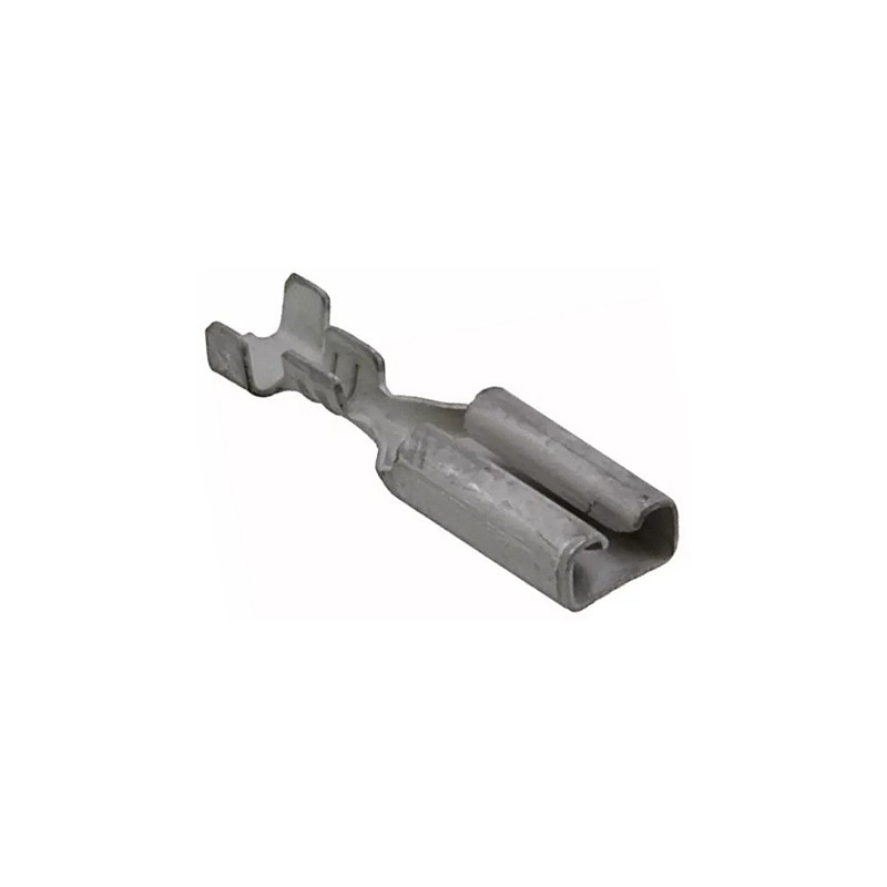 200 pcs - 160772-3 TE Connectivity FASTON .110 Uninsulated Female Spade Connector, Receptacle, 2.79 x 0.79mm Tab Size, 0.1mm² to