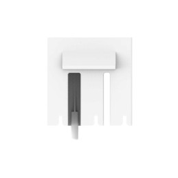 50 pcs - 2379907-1 TE Connectivity, 250 HSG F-SPRING 3 Way Crimp Terminal Housing, Natural