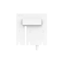 50 pcs - 2379907-1 TE Connectivity, 250 HSG F-SPRING 3 Way Crimp Terminal Housing, Natural