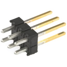 50 pcs - TSW-103-14-L-D Samtec TSW Series Straight Through Hole Pin Header, 6 Contact(s), 2.54mm Pitch, 2 Row(s), Unshrouded