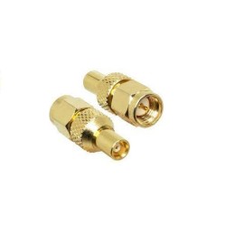 1 pcs - Linx Straight Coaxial Adapter SMA Plug to MCX Socket 0 - 6GHz